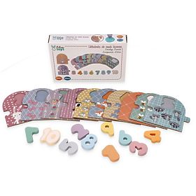 Puzzle zum Lernen des Zählens 1-10