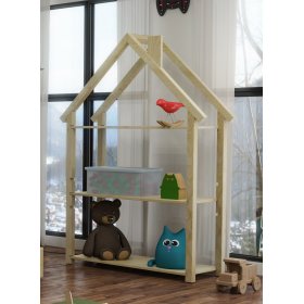 Kinderregal Häuschen FRANK - natur