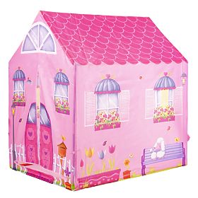 Rosa Spielzelt Haus für Kinder IPLAY