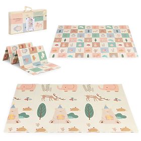 Schaumstoffmatte für Kinder 200x150 cm beidseitig faltbar + Tasche IPLAY
