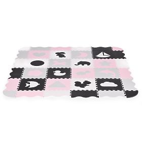 Schaumstoffmatte mit Umrandung Puzzle Trockener Pool 36 Elemente ECOTOYS