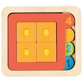 Schichtpuzzle Formen und Zahlen