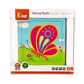 Schichtpuzzle Schmetterling