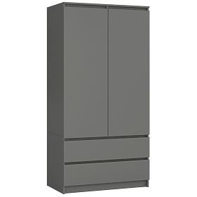 SCHRANK S90 2T 2SZ CLP PK GRAFIT GRAU