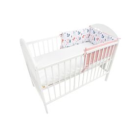 Schutzmantel 180 für Kinderbett Fox - rosa