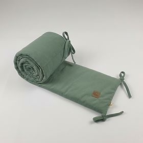 Schutzpolster für das Kinderbett - grün
