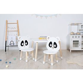 Set aus Couchtisch und Stühlen - Panda, Dekormanda