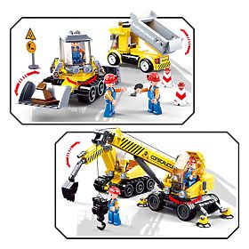 Sluban Town Baukasten M38-B0810 - Baustelle