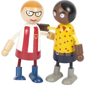 small foot Biegepuppen Familie mit Kind