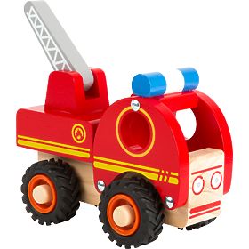 small foot Holz-Feuerwehrauto mit Leiter