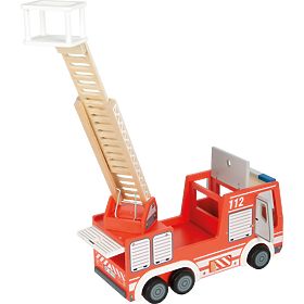 small foot Holz-Feuerwehrauto