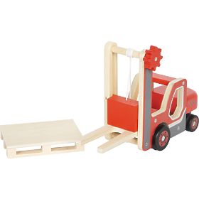 small foot Holz-Gabelstapler mit Palette
