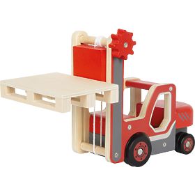 small foot Holz-Gabelstapler mit Palette