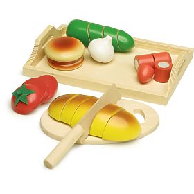 small foot Holz-Schneideset Snack, small foot