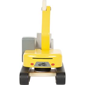 small foot Holzbagger mit Kettenantrieb