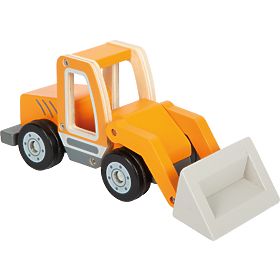 small foot Holzlader mit Schaufel