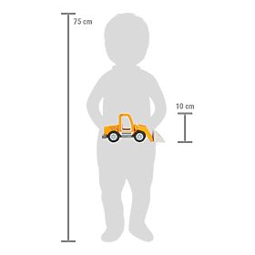 small foot Holzlader mit Schaufel, small foot