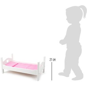 small foot Holzpuppenbett weiß