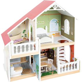 small foot Holzpuppenhaus mit Terrasse, small foot