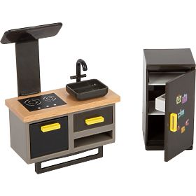 small foot Holzpuppenhaus mit Terrasse, small foot