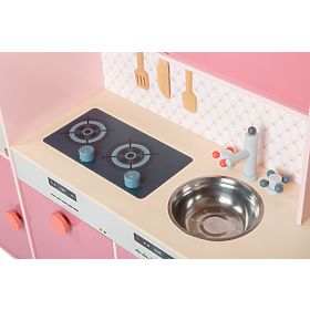 small foot Holzspielküche Gourmet rosa