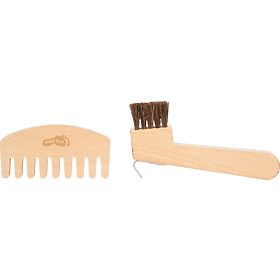 small foot Pferdepflege-Set mit Tasche rot