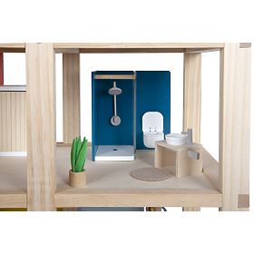 small foot Puppenhaus mit Möbeln, natur