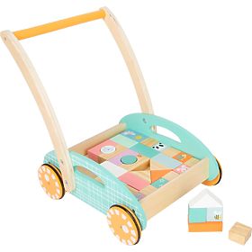 small foot Wagen mit Bausteinen