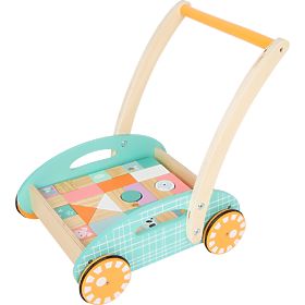 small foot Wagen mit Bausteinen