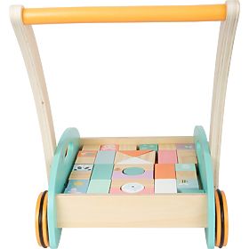 small foot Wagen mit Bausteinen