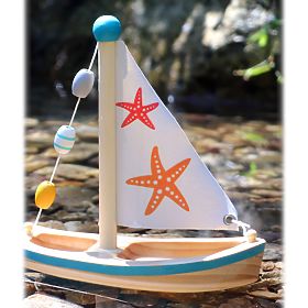 small foot Wasserspielzeug Segelboot Seestern, small foot