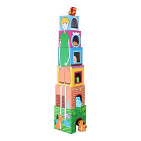 Small Foot Würfelturm mit Holztieren