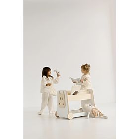 Spielzeugregal mit Rollen, baby wood