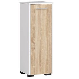 STEHENDER BADEZIMMERSCHRANK FIN S30 1D WEISS / SONOMA