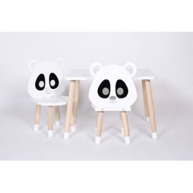 Set aus Couchtisch und Stühlen - Panda, Dekormanda
