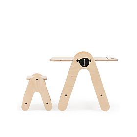 Tisch mit Tafel Massam Bear