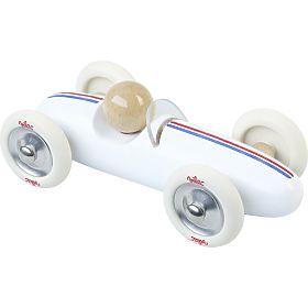 Vilac Großes Holzauto Grand Prix Vintage Weiß