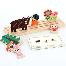 Vilac Holz-Logikspiel Baue es richtig! Wald, Vilac