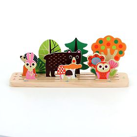 Vilac Holz-Logikspiel Baue es richtig! Wald