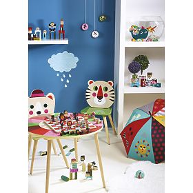 Vilac Holzbausteine Figuren
