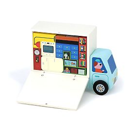 Vilac Holzlogikspiel Pack es richtig! Umzugshelfer, Vilac