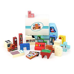 Vilac Holzlogikspiel Pack es richtig! Umzugshelfer, Vilac