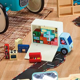 Vilac Holzlogikspiel Pack es richtig! Umzugshelfer