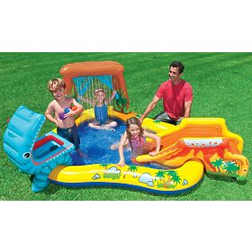 Wasserpool Kinderspielplatz mit Rutsche und Fontäne Intex 57444, INTEX