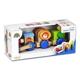 Wonderworld Holzspielzeug Safari Zug