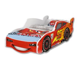 Kinder Autobett Lightning McQueen Cars - rot, BabyBoo, Cars