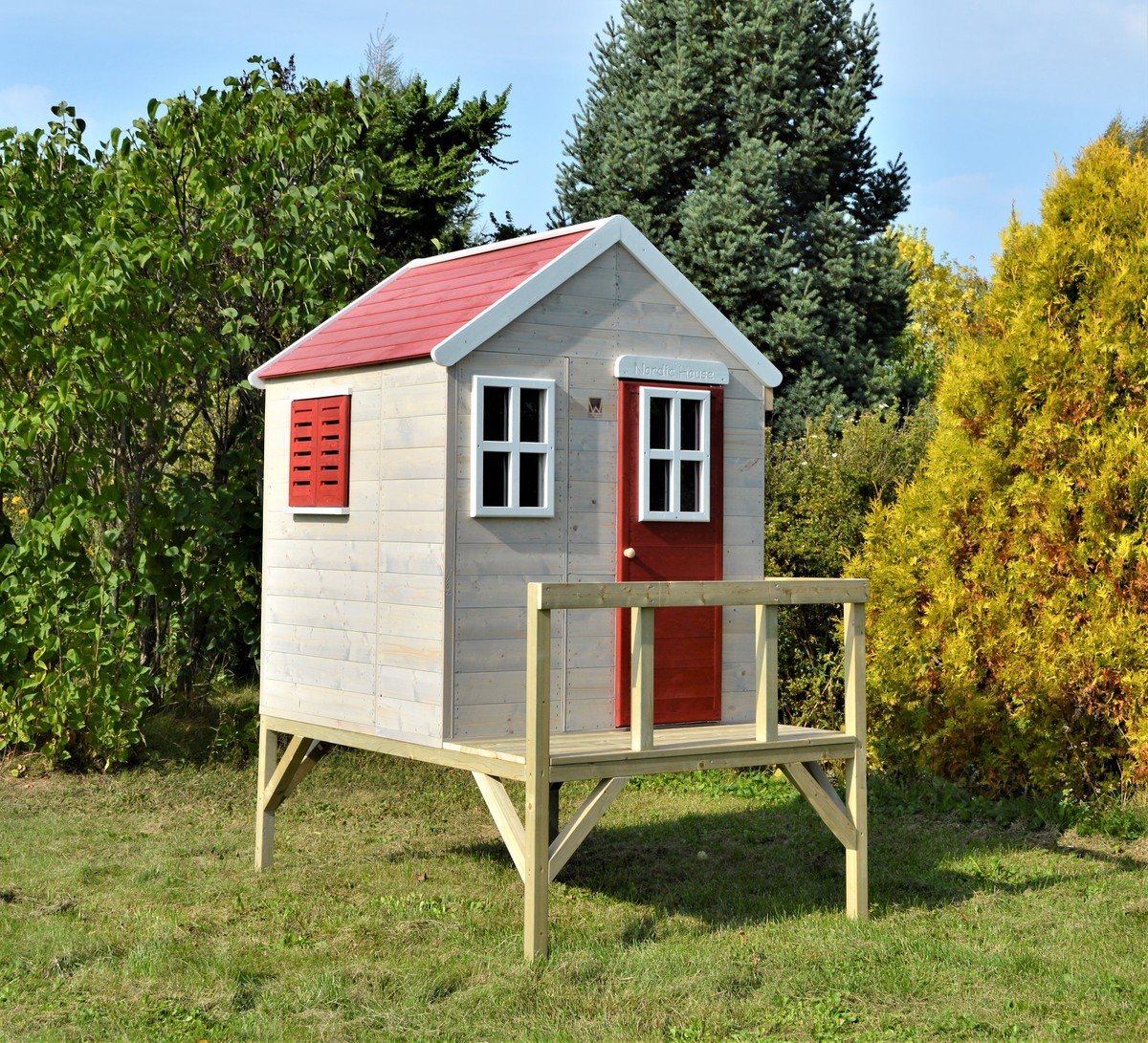 Kinder Garten- haus Nordic Lodge mit terrasse - banaby.at Kinder Garten- haus Nordic Lodge mit terrasse - banaby.at